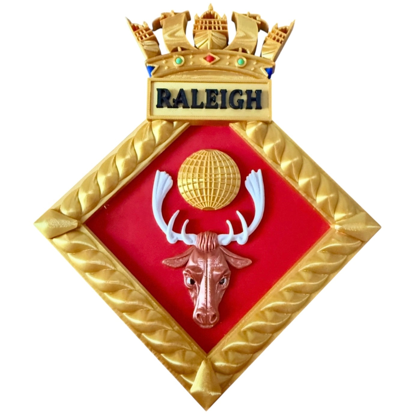 HMS Raleigh Royal Navy Crest | Officially Licensed