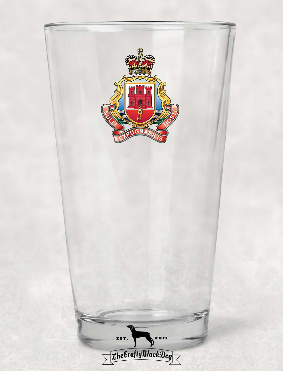 Royal Gibraltar Regiment - Pint Glass