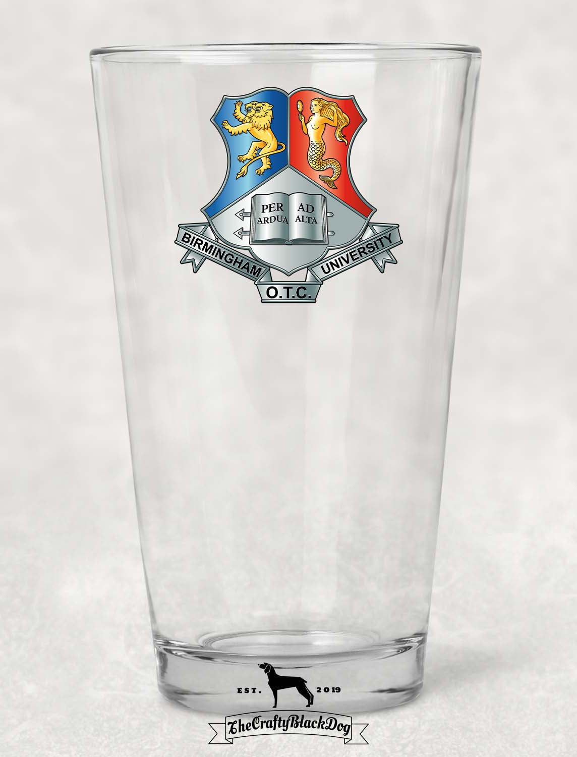 Birmingham University OTC - Pint Glass