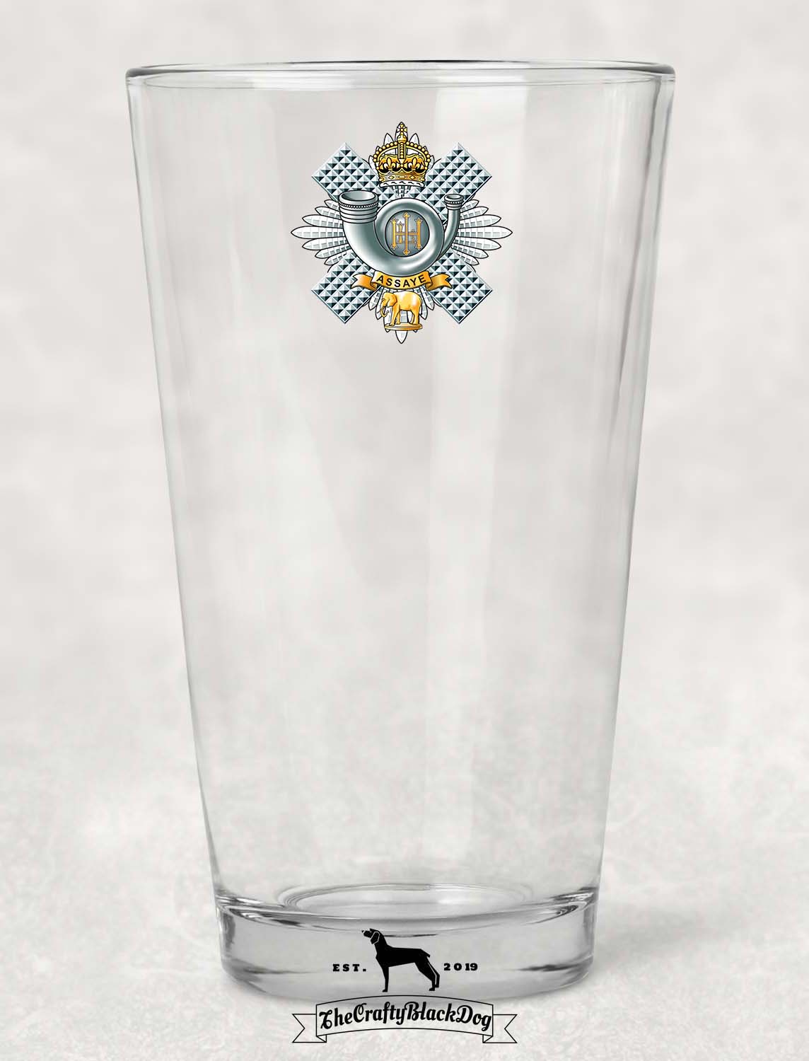 Highland Light Infantry - Pint Glass