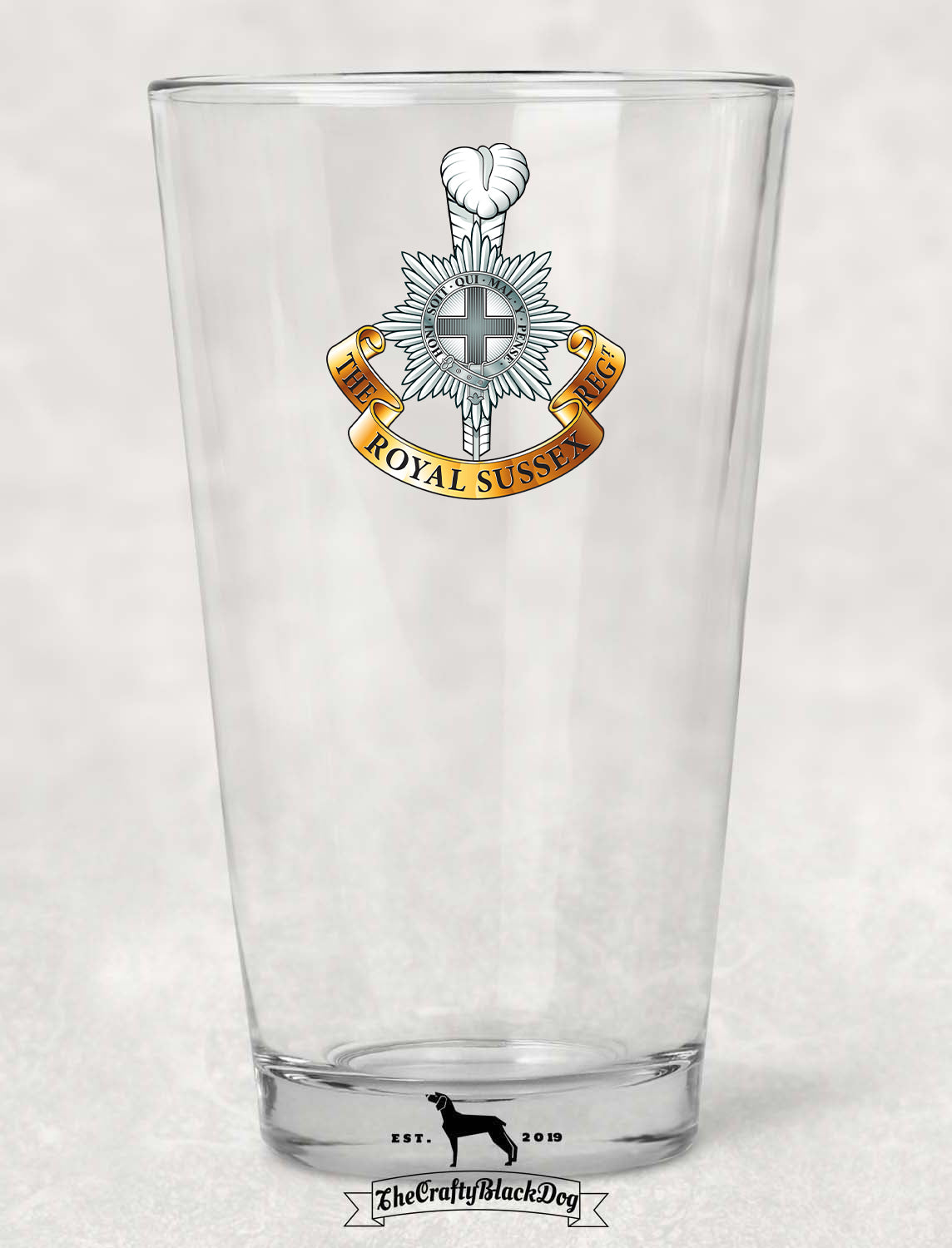 Royal Sussex Regiment - Pint Glass