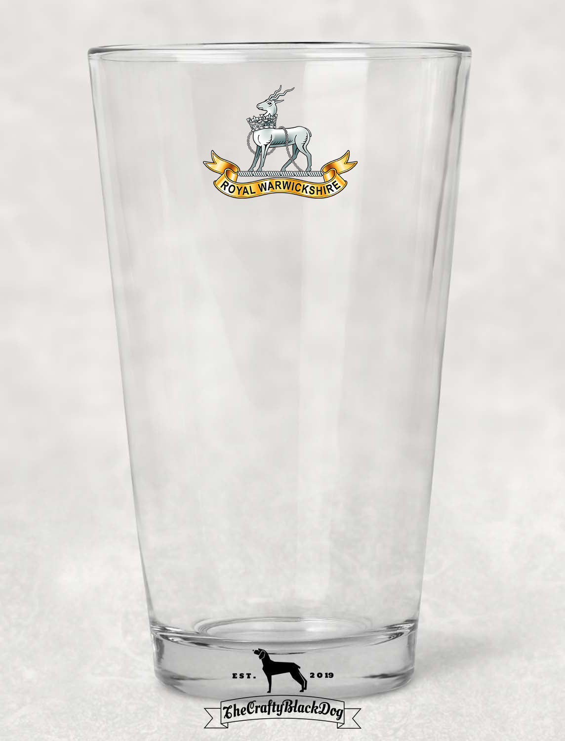 Royal Warwickshire Regiment - Pint Glass