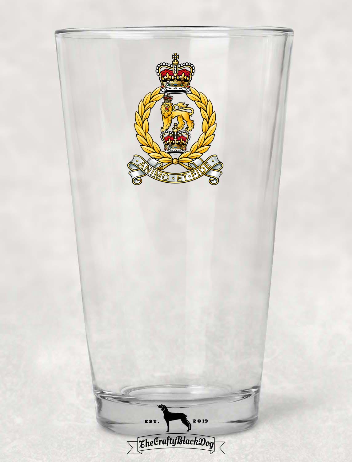 Adjutant General's Corps - Pint Glass