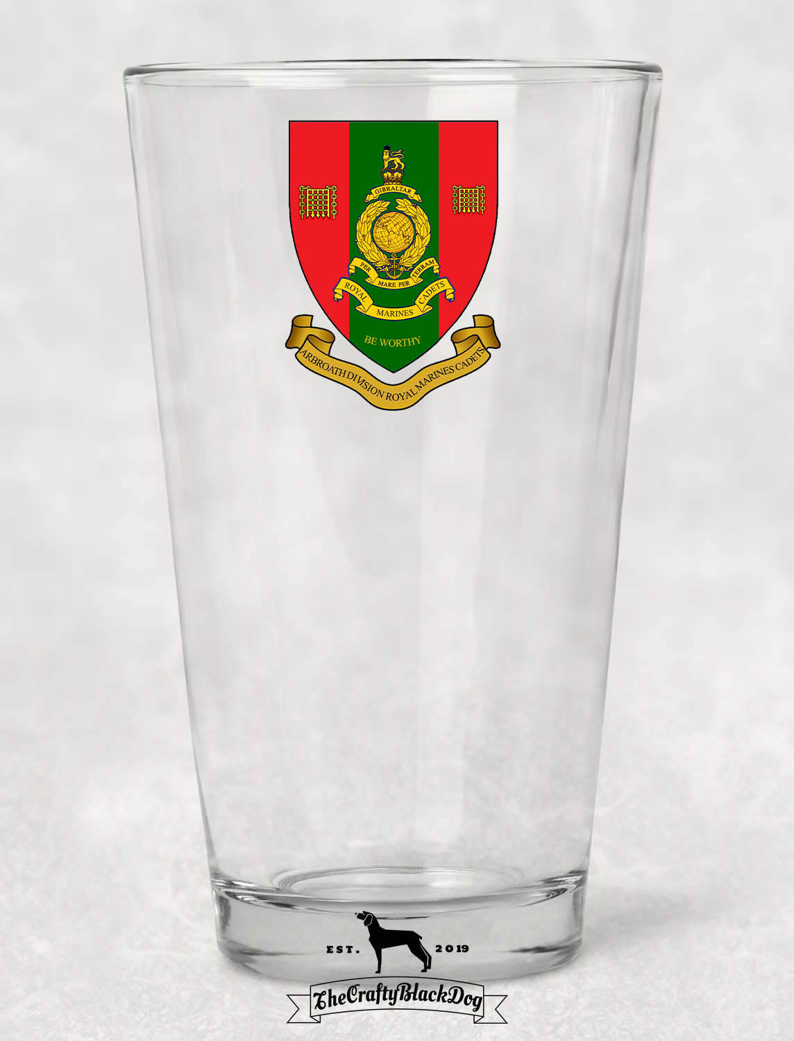 Arbroath Royal Marines Cadets - Pint Glass