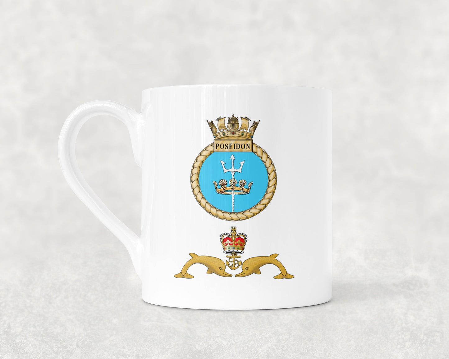 HMS Poseidon - Bone China Mug