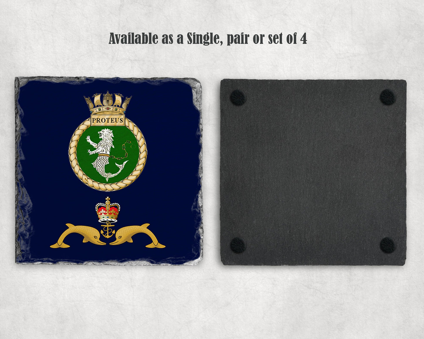 HMS Proteus - Slate Coaster