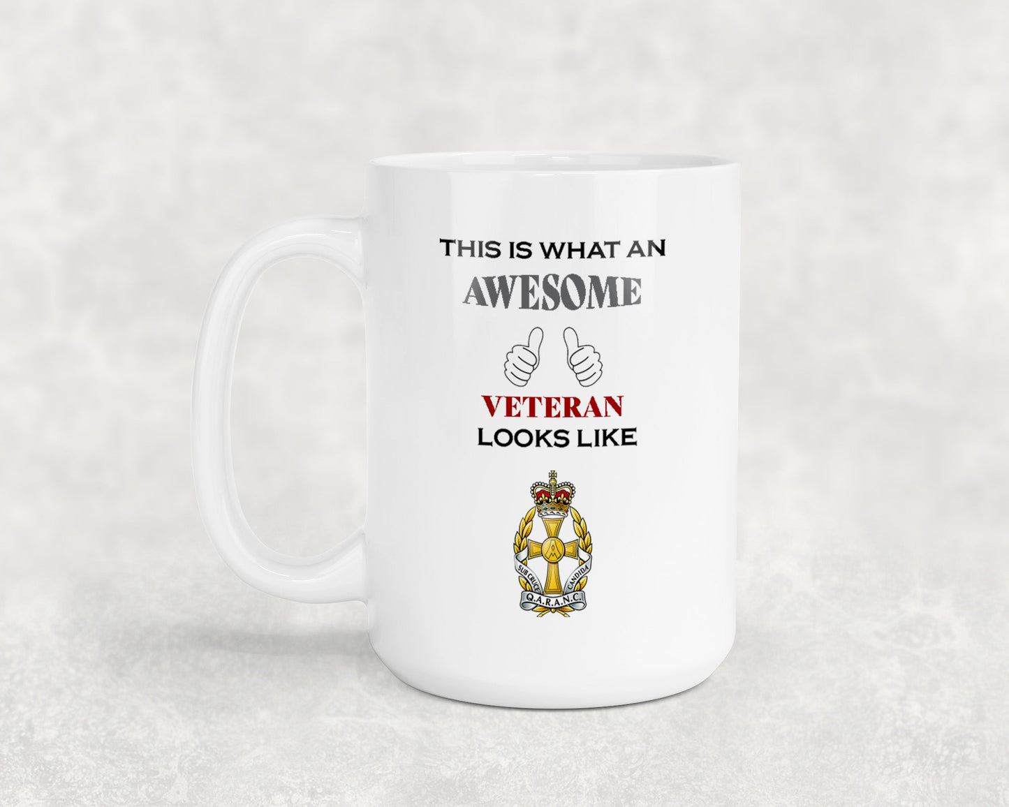 Queen Alexandra's Royal Army Nursing Corps - Veteran - 15oz Mug