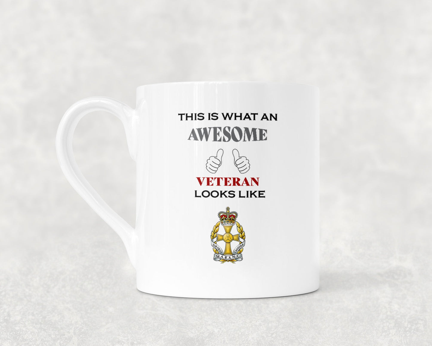 Queen Alexandra's Royal Army Nursing Corps - Veteran - Bone China Mug