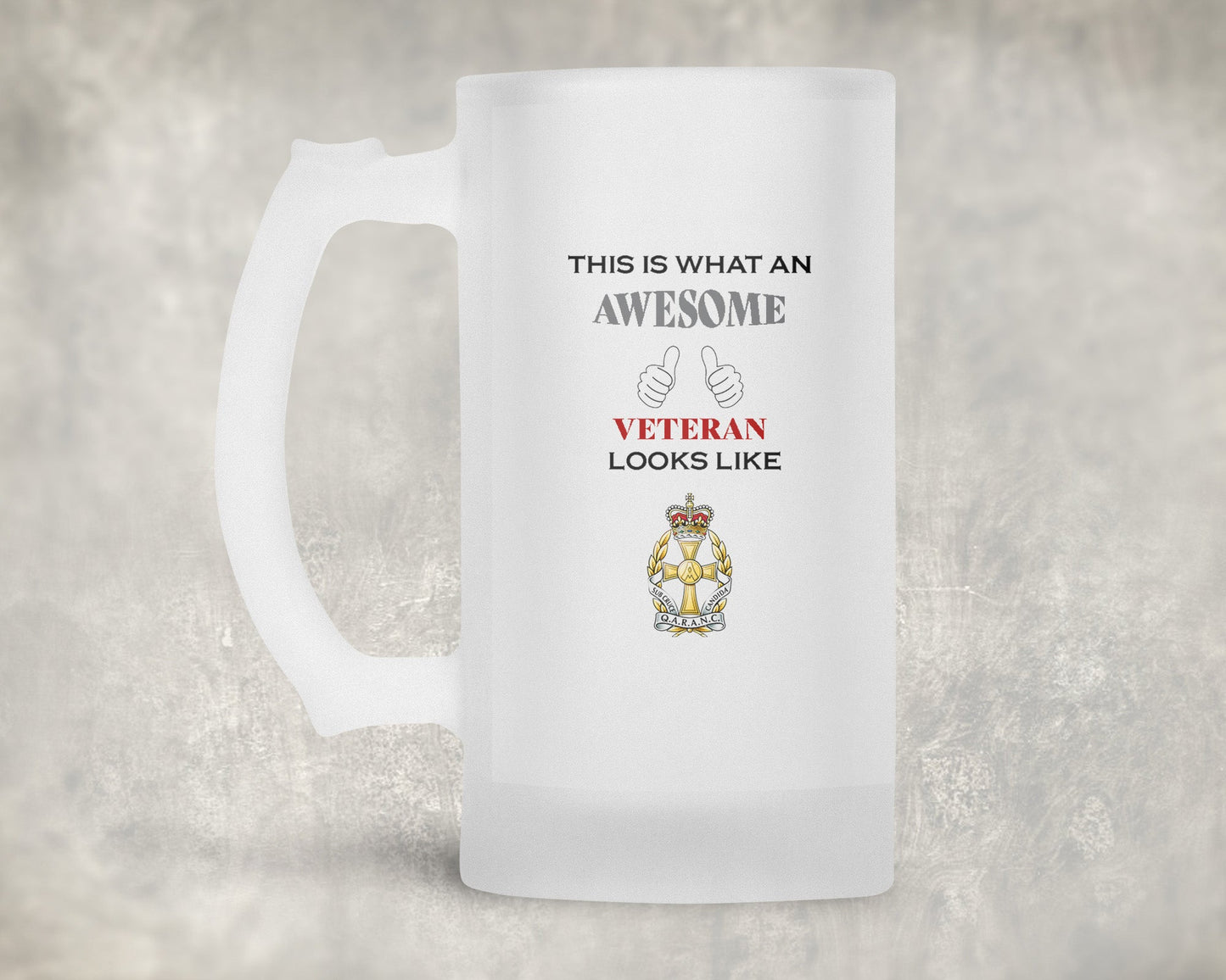 Queen Alexandra's Royal Army Nursing Corps - Veteran - Frosted Stein