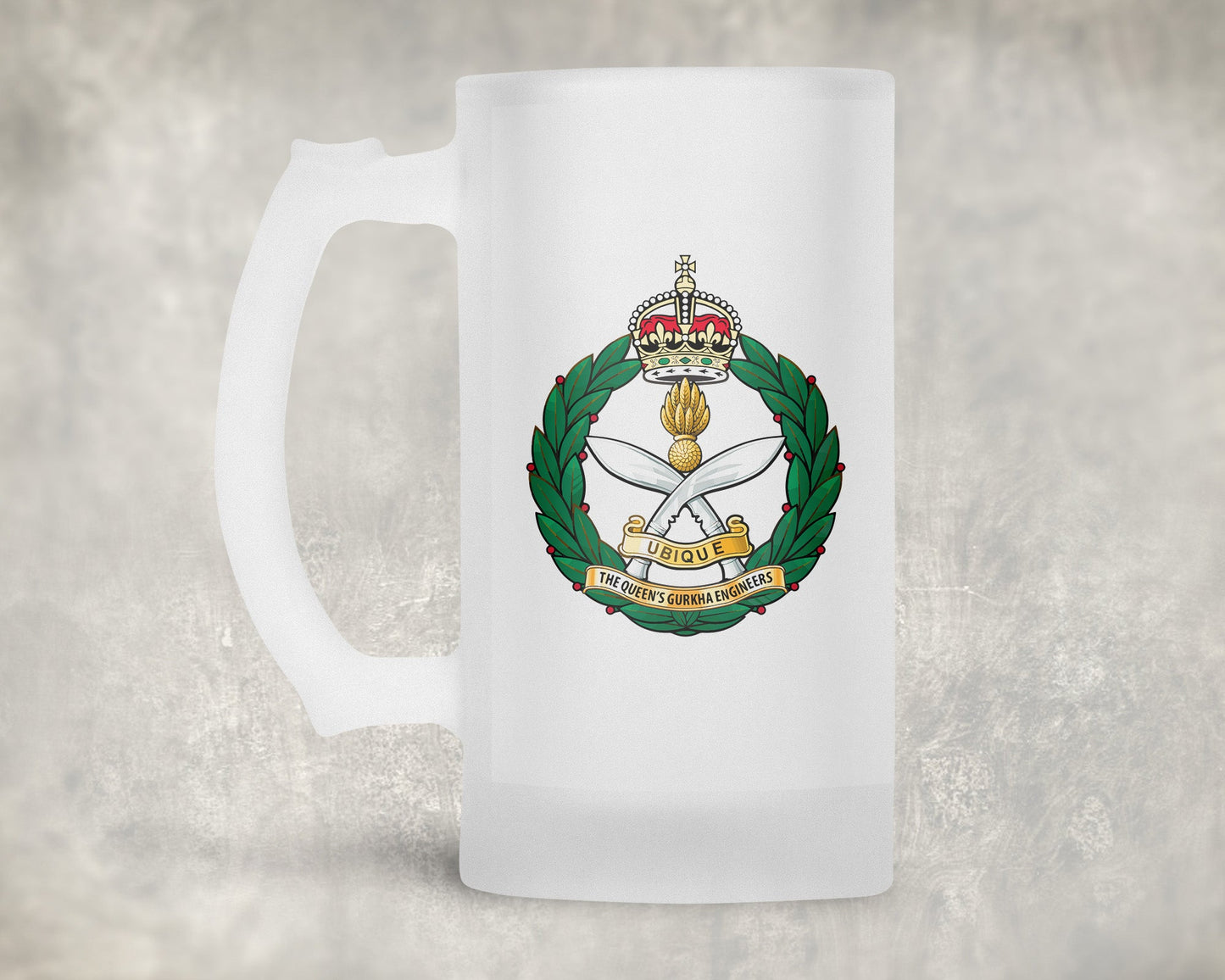 Queen's Gurkha Engineers KC - Frosted Stein