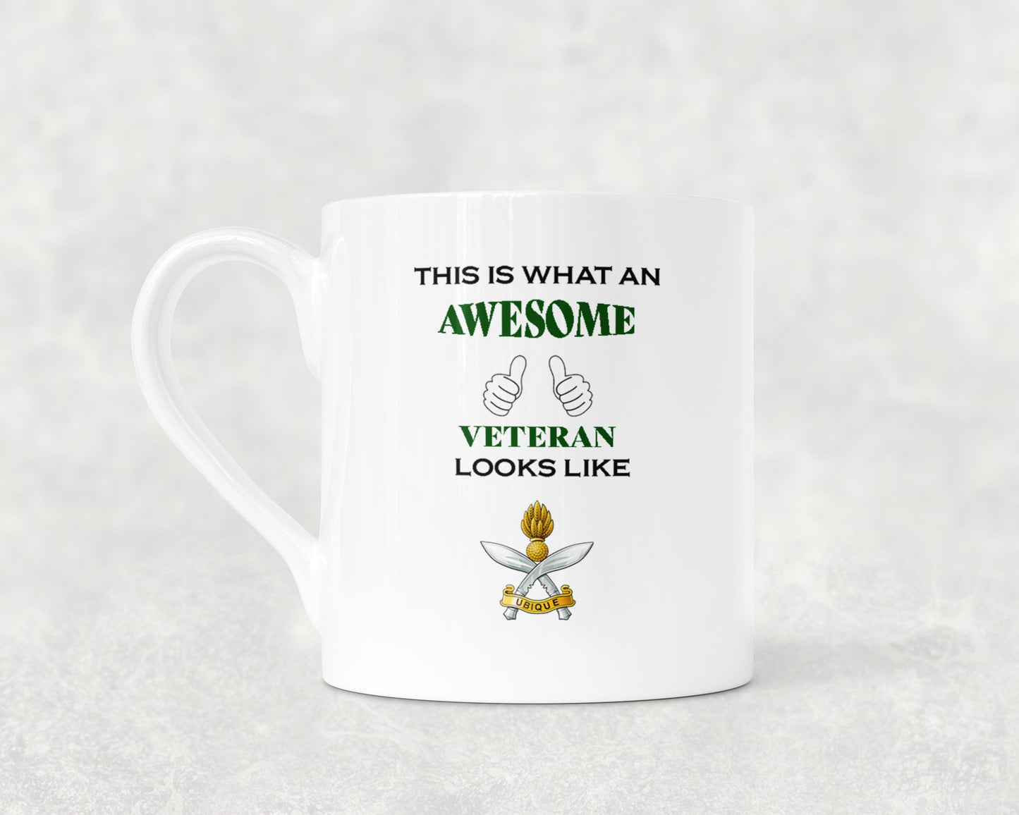 Queen's Gurkha Engineers - Veteran - Bone China Mug
