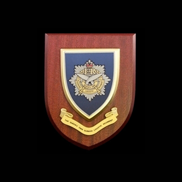 The Queen's Own Gurkha Logistic Regiment - Wall Shield Plaque | MOD Licensed Seller | Regimental