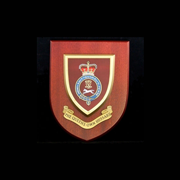 Queen's Own Hussars - Wall Shield Plaque | MOD Licensed Seller | Regimental