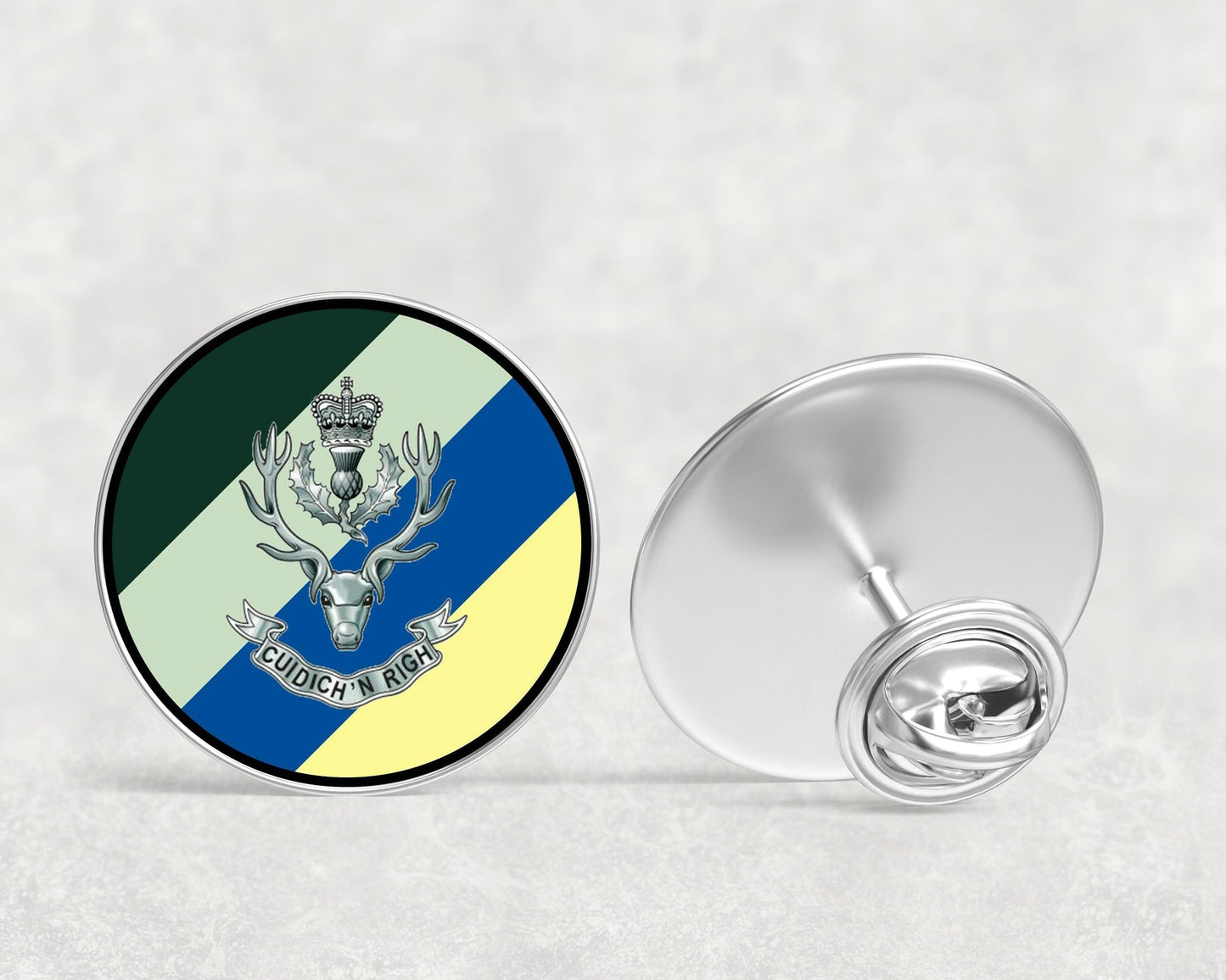 Queen's Own Highlanders (Seaforth and Camerons) - Lapel Pin