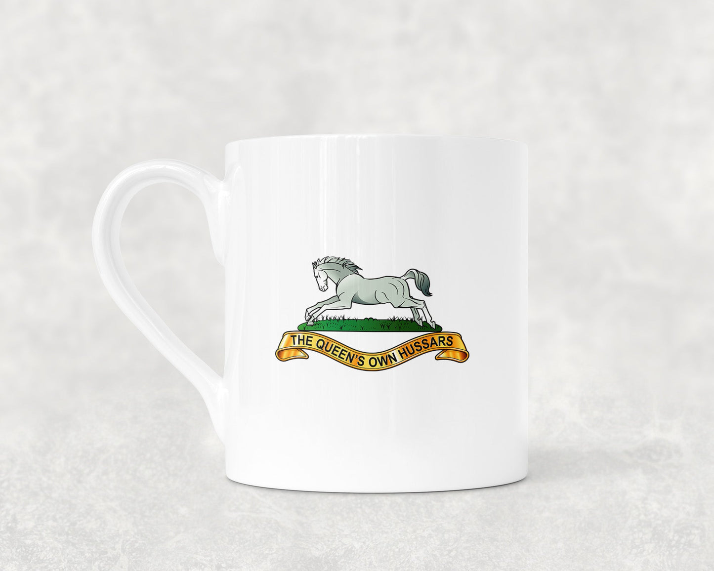 Queen's Own Hussars - Bone China Mug