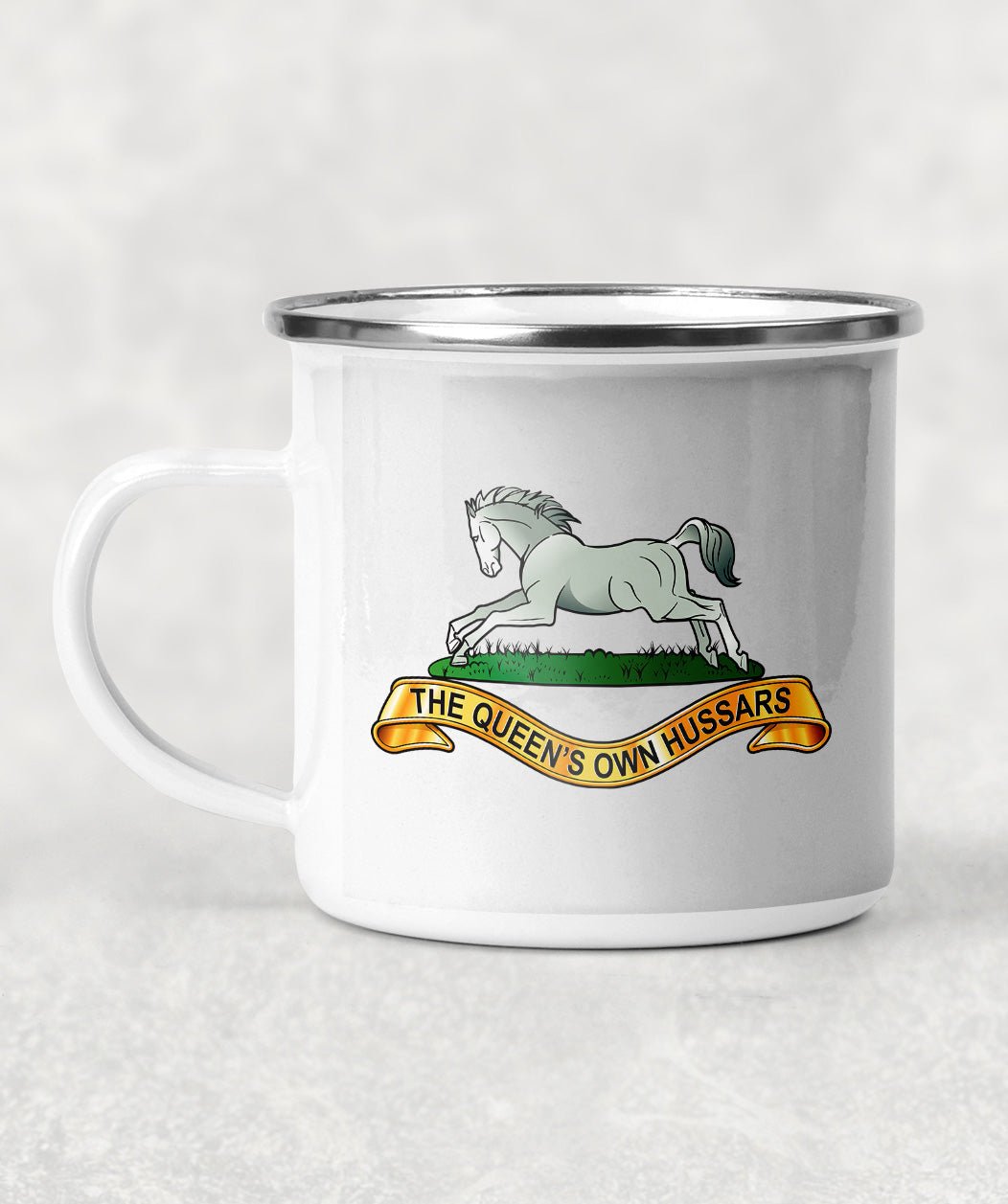 Queen's Own Hussars - Enamel Mug