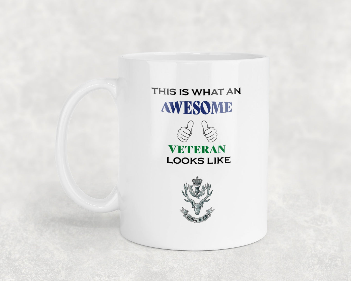 Queen's Own Highlanders (Seaforth and Camerons) - Veteran - 11oz Mug