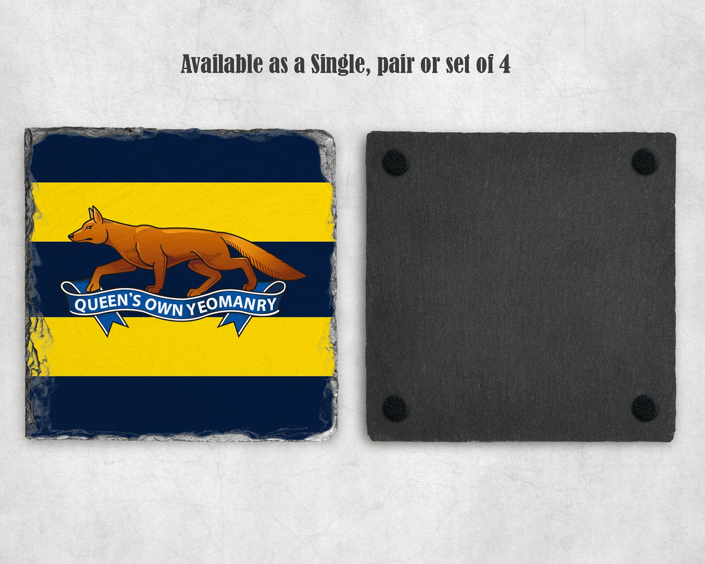 Queen's Own Yeomanry - Slate Coaster