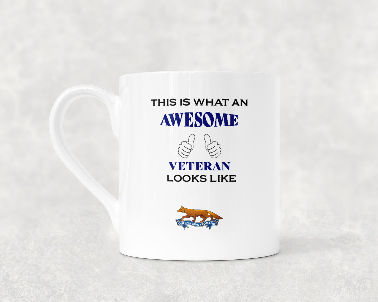 The Queen's Own Yeomanry - Veteran - Bone China Mug