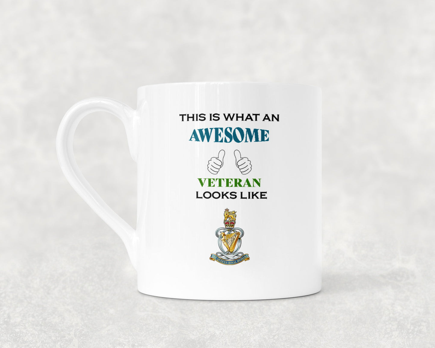 The Queen's Royal Hussars - Veteran - Bone China Mug