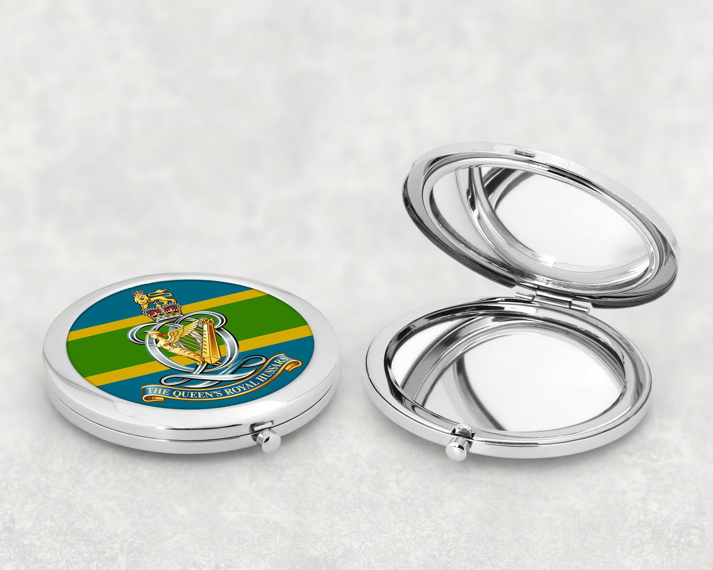 Queen's Royal Hussars KC - Compact Mirror