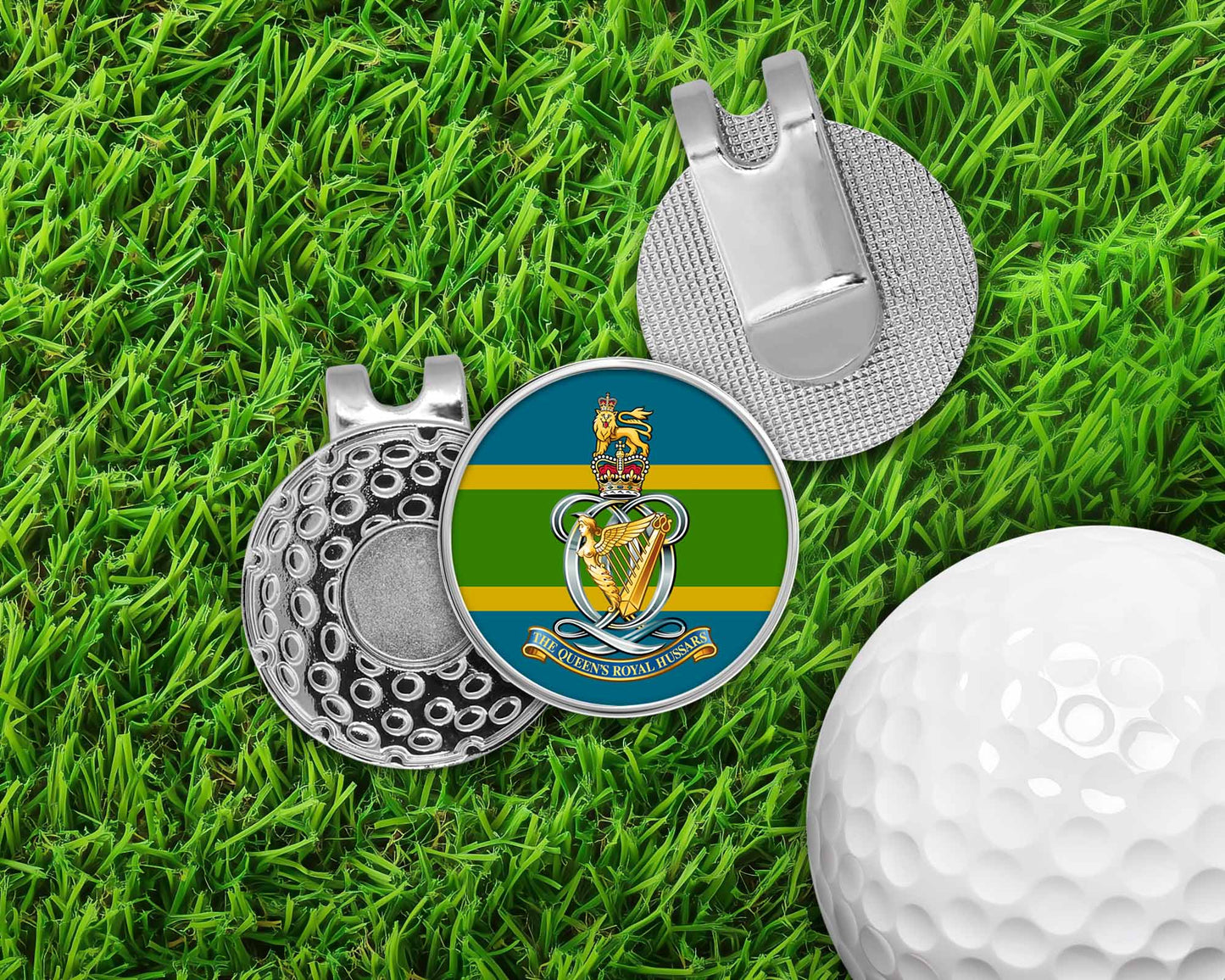 Queen's Royal Hussars - Golf Ball Marker Hat Clip