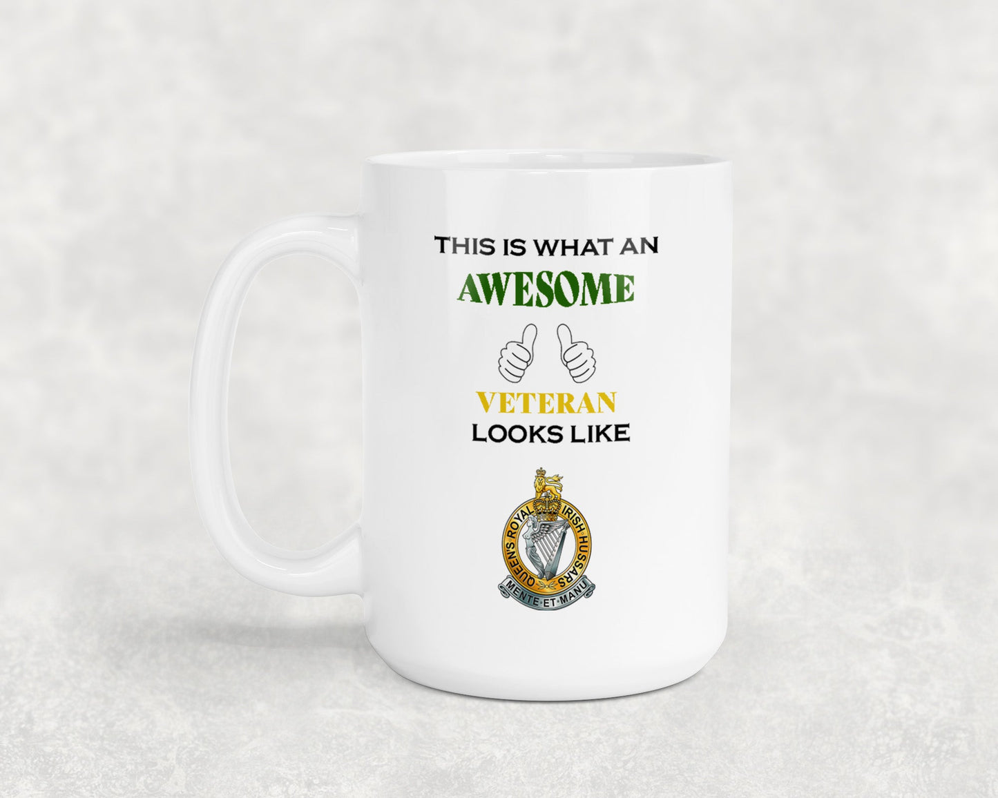 Queen's Royal Irish Hussars - Veteran - 15oz Mug