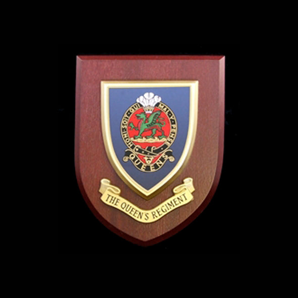 Queen's Regiment - Wall Shield Plaque | MOD Licensed Seller | Regimental