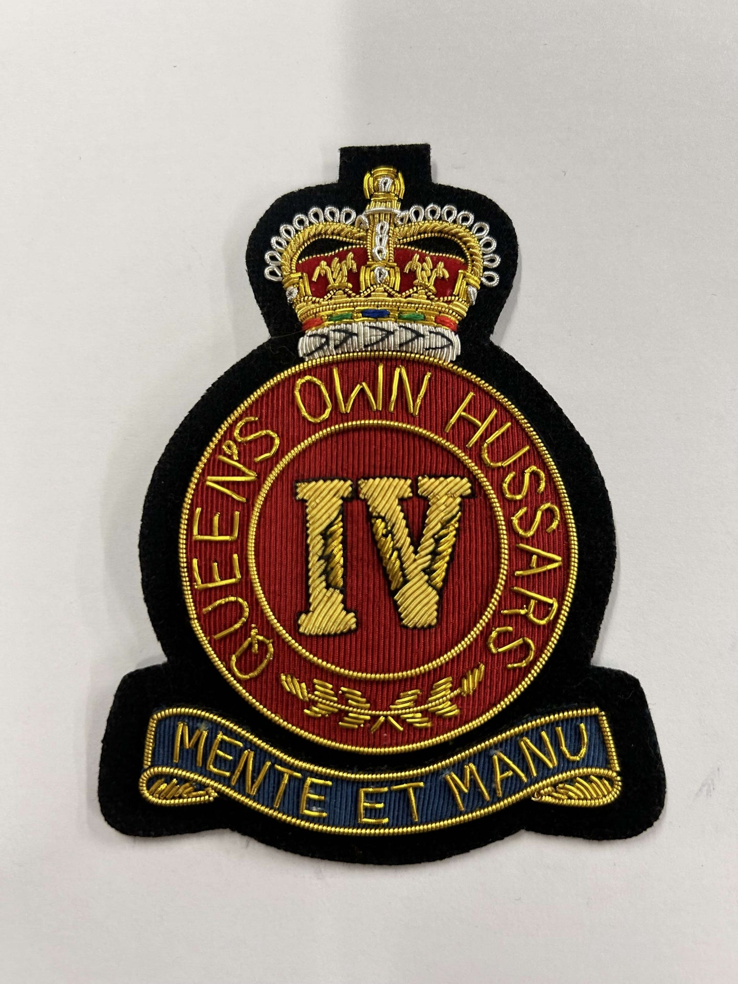 Queen's Own Hussars - Blazer Badge