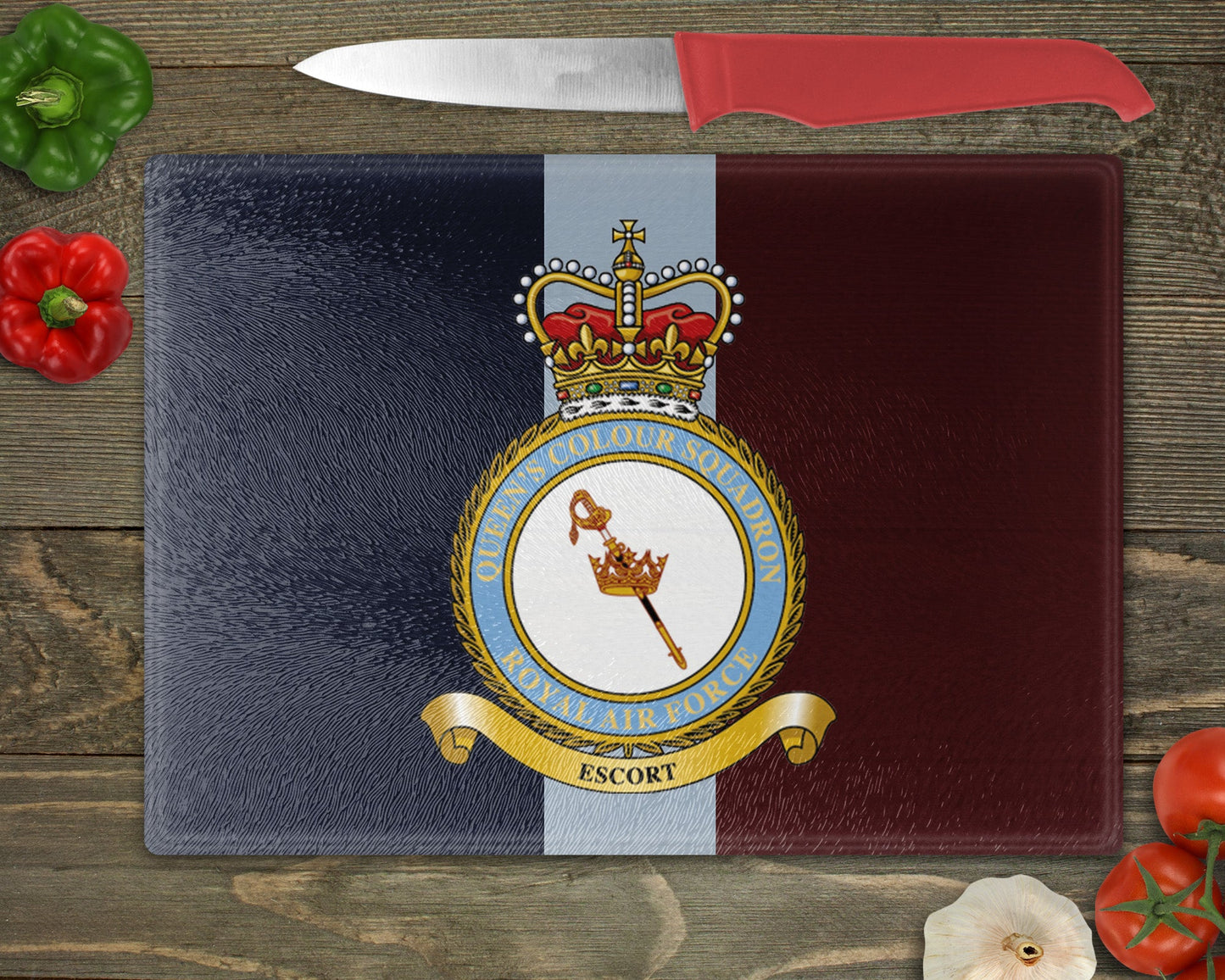 Queen's Colour Squadron RAF - Cutting Board