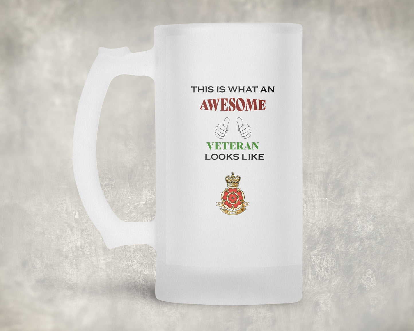 Queen's Lancashire Regiment - Veteran - Frosted Stein