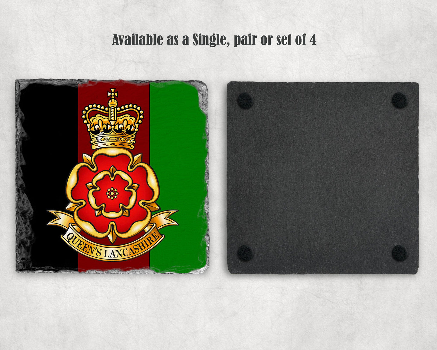 Queen's Lancashire Regiment - Slate Coaster