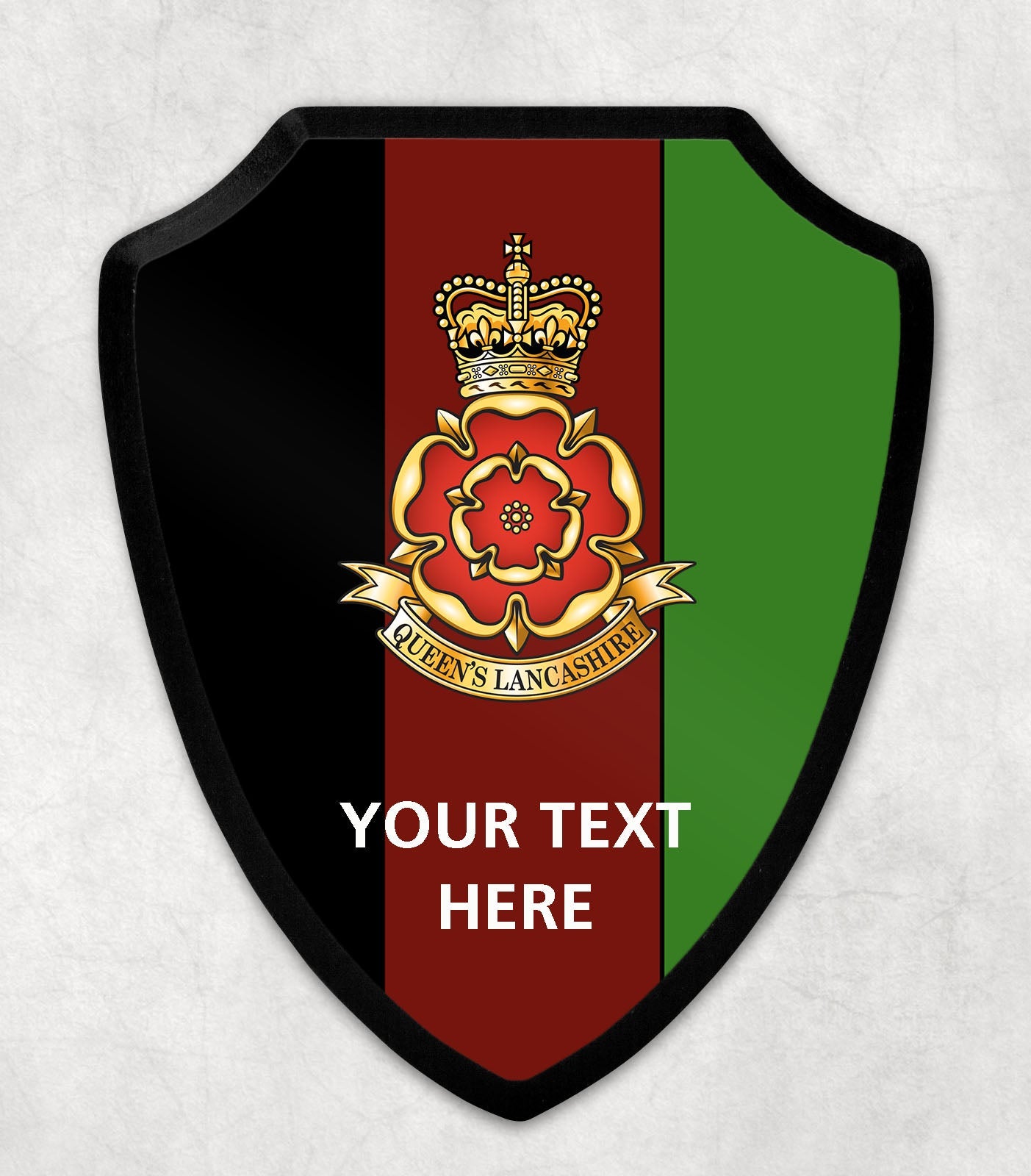 Queen's Lancashire Regiment - Printed Wall Shield