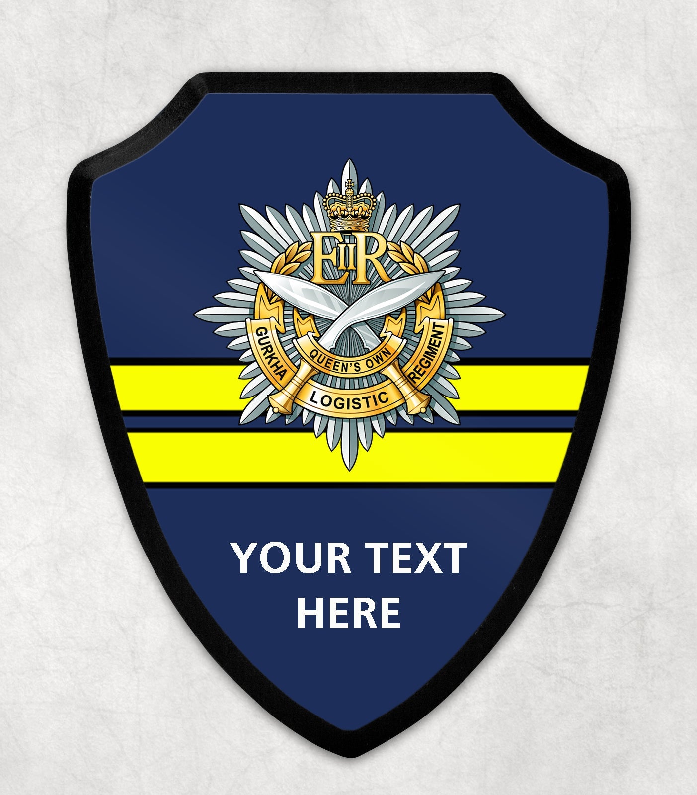 The Queen's Own Gurkha Logistic Regiment - Printed Wall Shield