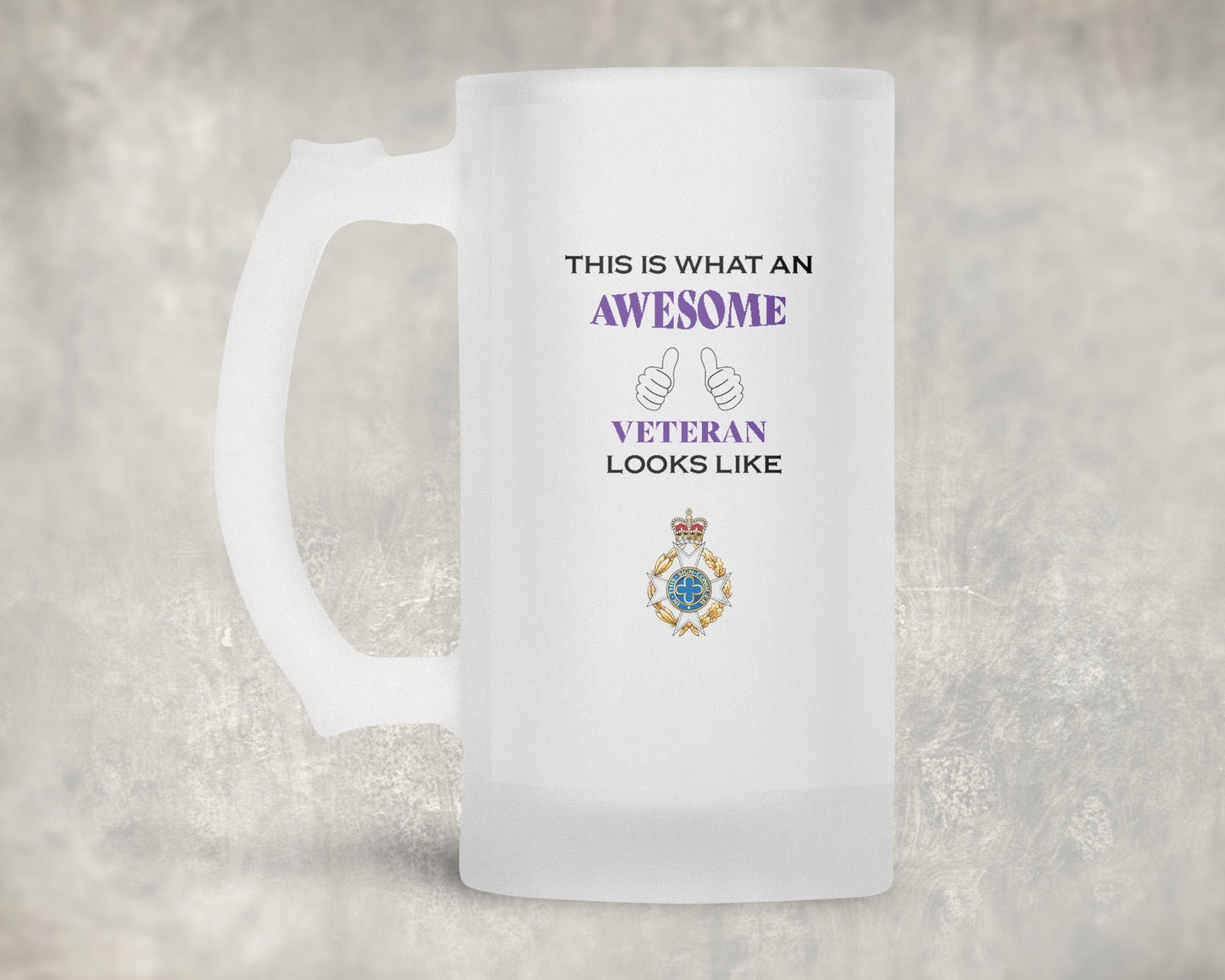 Royal Army Chaplains' Department - Christian - Veteran - Frosted Stein