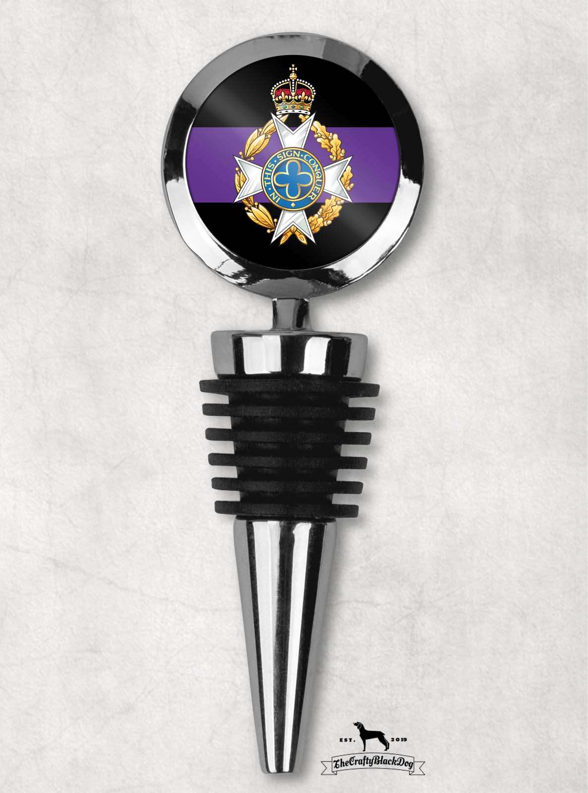 Royal Army Chaplains' Department - Wine Bottle Stopper (New King's Crown)