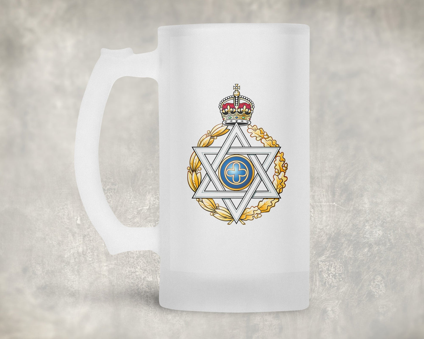 Royal Army Chaplains' Department Jewish KC - Frosted Stein