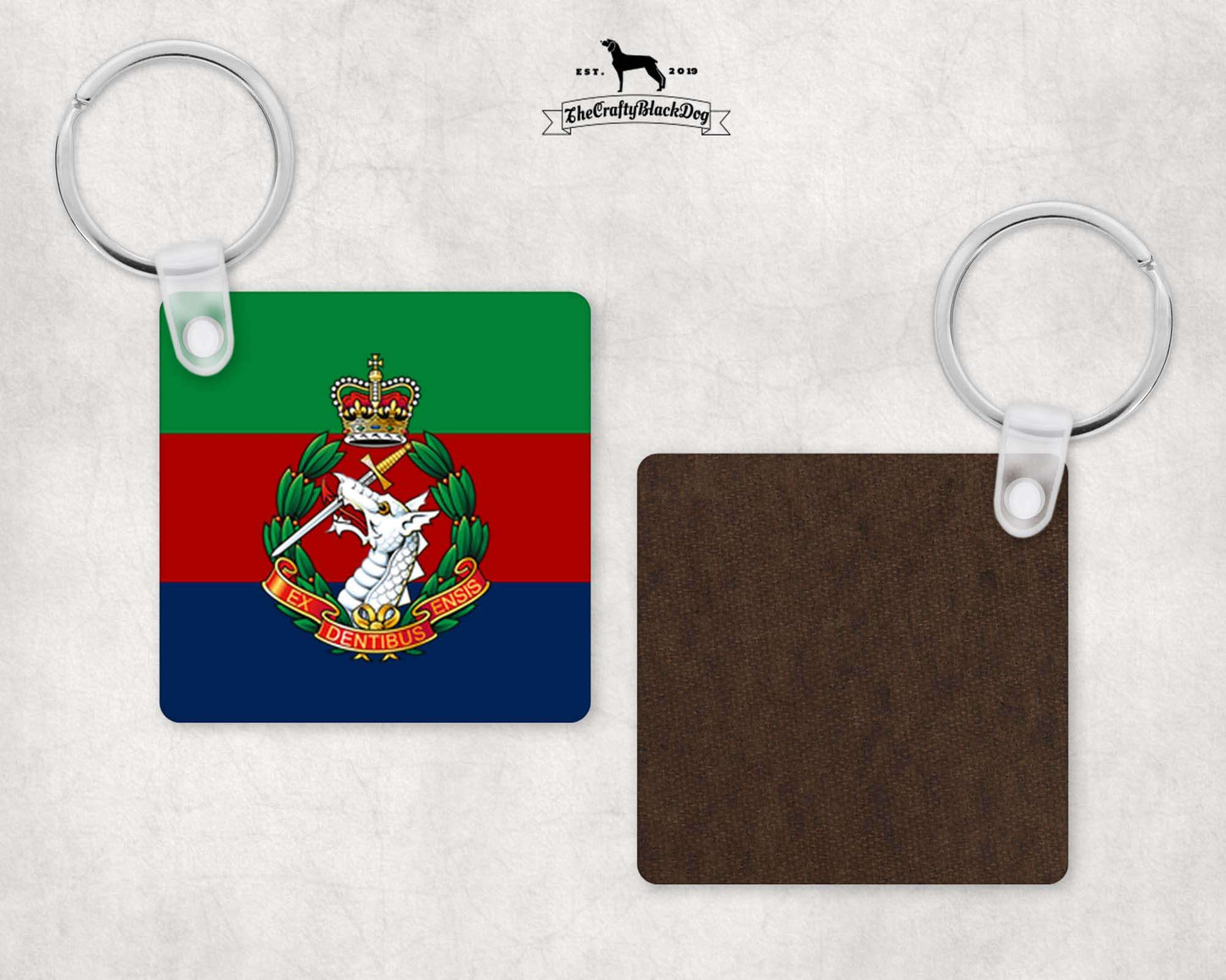 Royal Army Dental Corps - Square Key Ring
