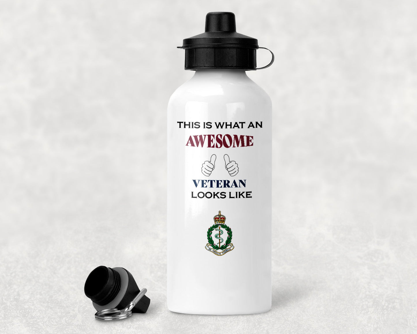 Royal Army Medical Corps KC - Veteran - Aluminium Water Bottle