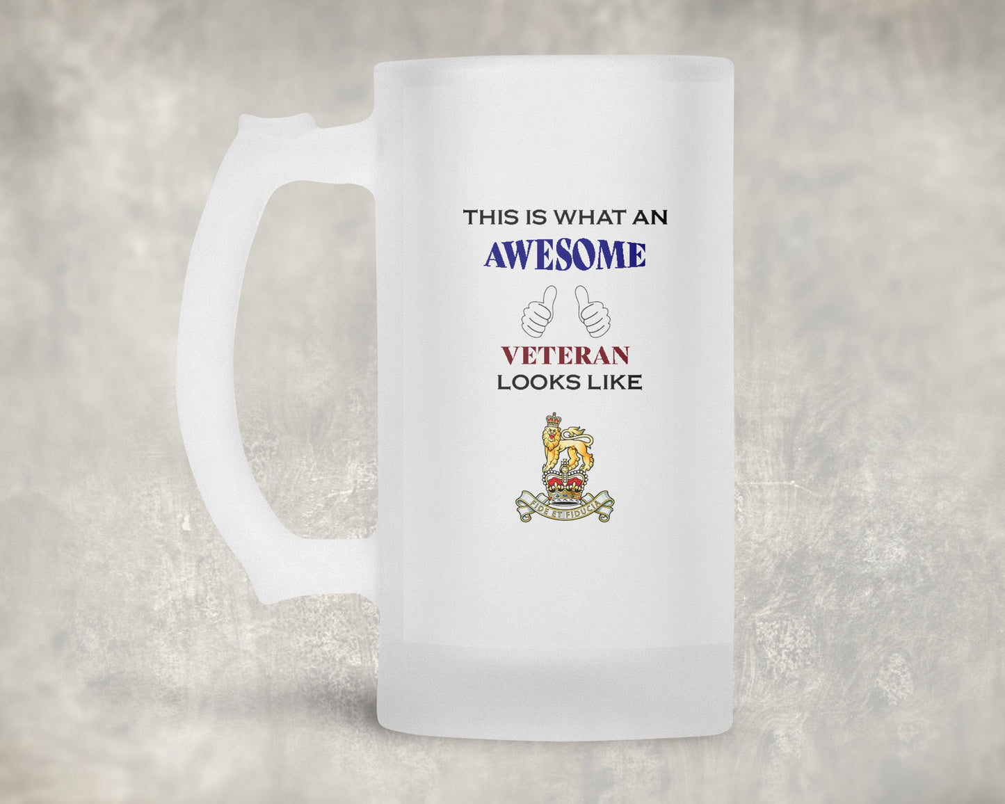 Royal Army Pay Corps - Veteran - Frosted Stein