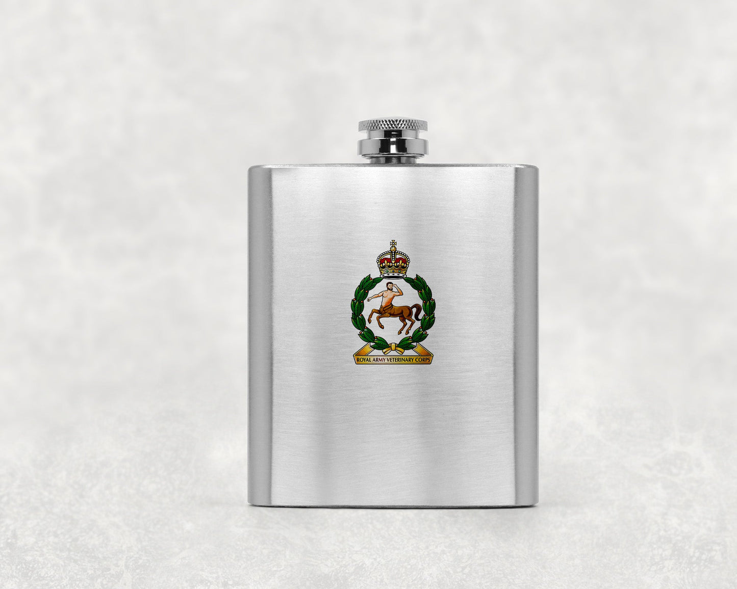 Royal Army Veterinary Corps KC - Hip Flask
