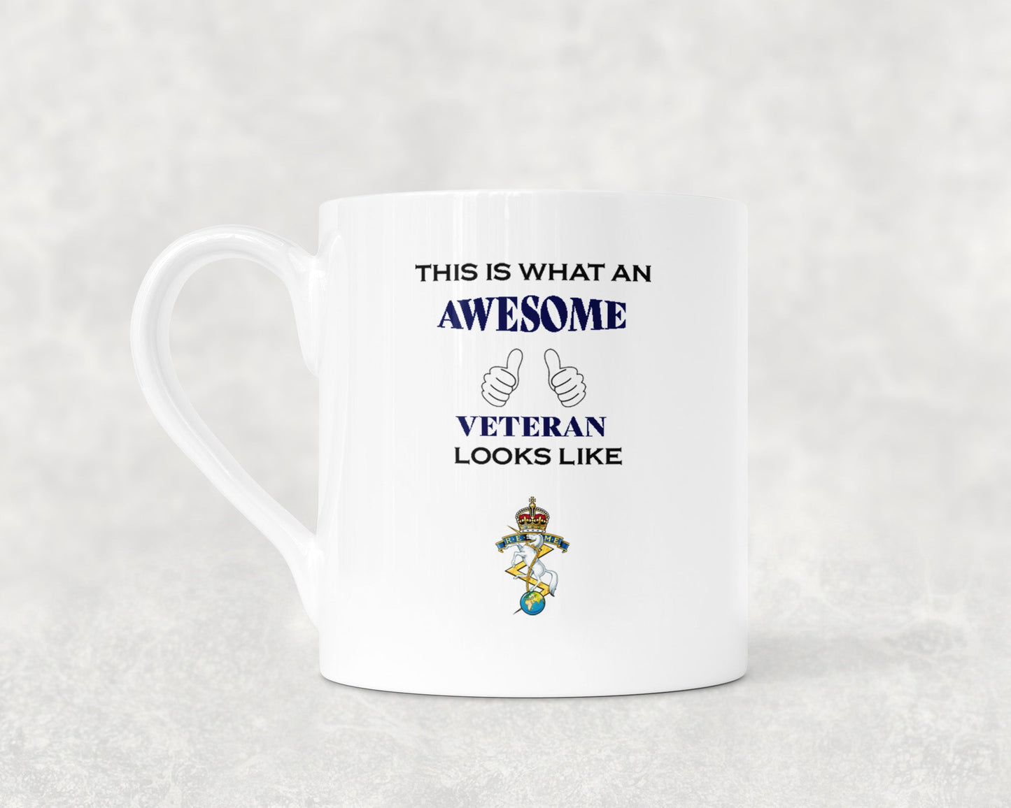 Royal Electrical and Mechanical Engineers KC - Veteran - Bone China Mug