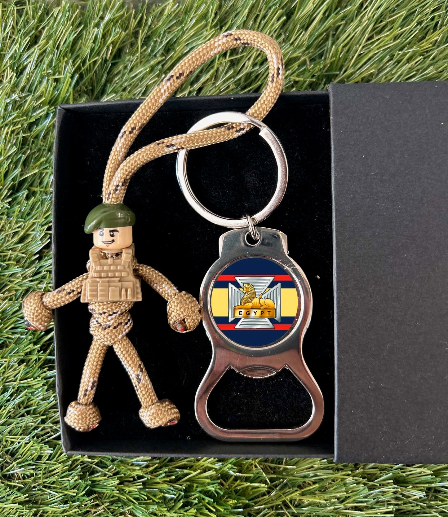 Royal Gloucestershire, Berkshire and Wiltshire Regiment - pBuddies' Paracord Keychains and Key Ring Bottle Opener