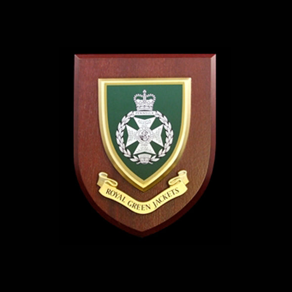 Royal Green Jackets - Wall Shield Plaque | MOD Licensed Seller | Regimental