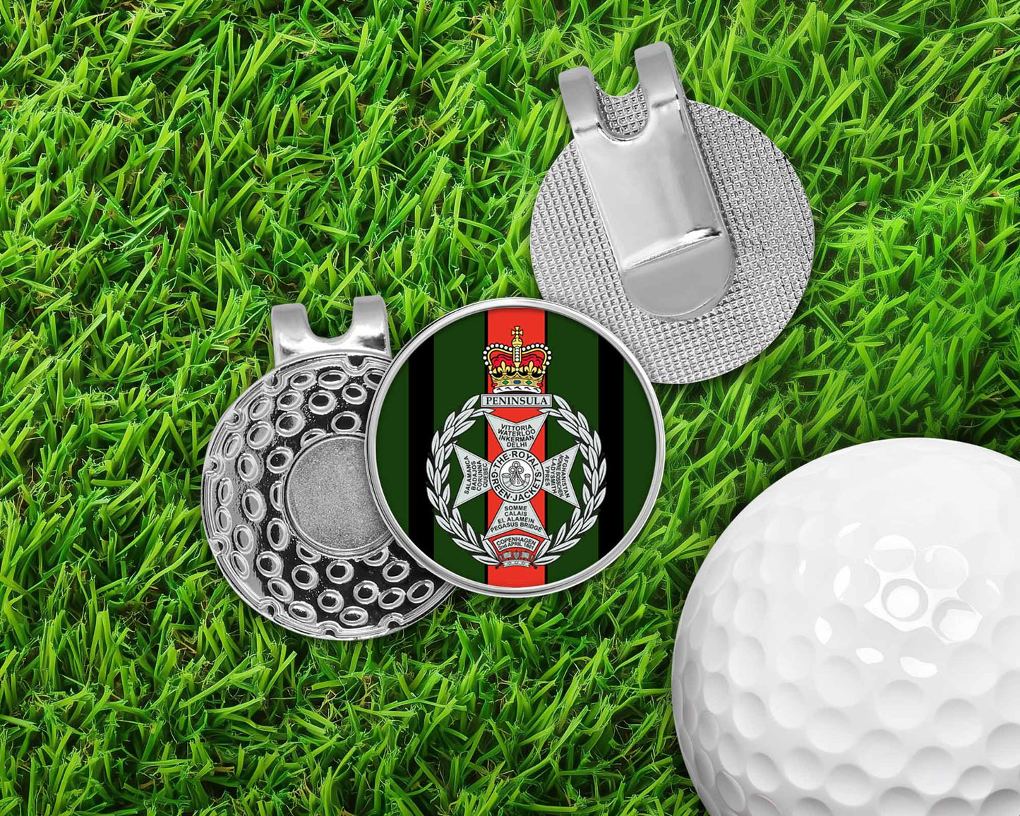 Royal Green Jackets - Golf Ball Marker Hat Clip