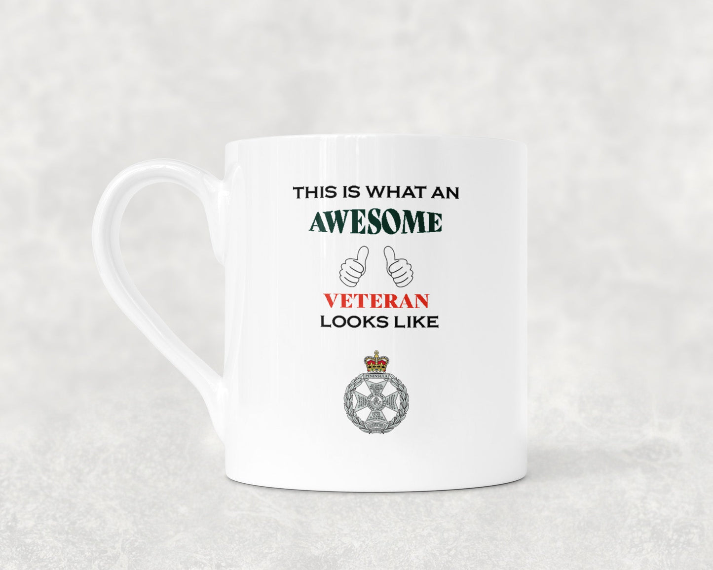 Royal Green Jackets - Veteran - Bone China Mug