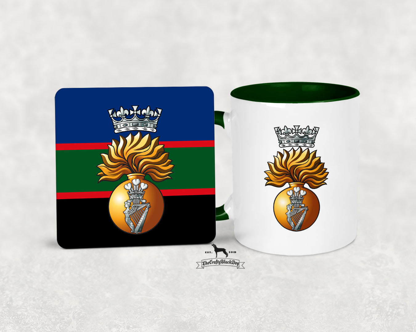 Royal Irish Fusiliers - Mug and Coaster Set