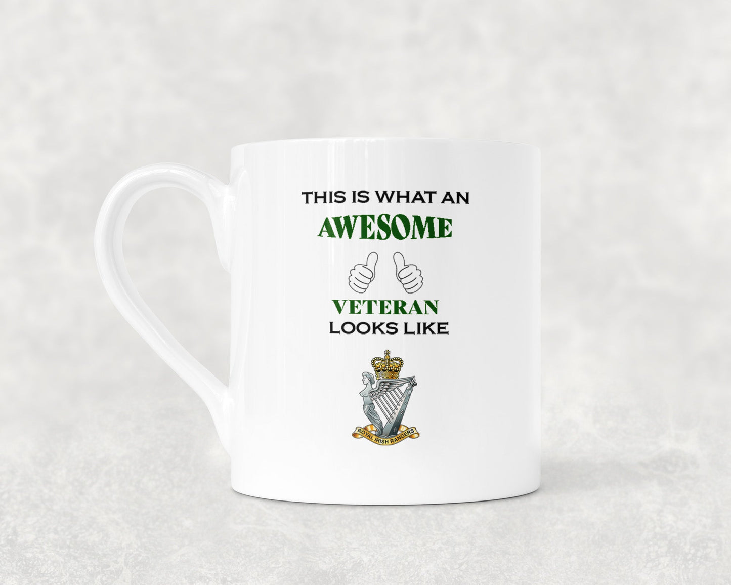 Royal Irish Rangers - Veteran - Bone China Mug