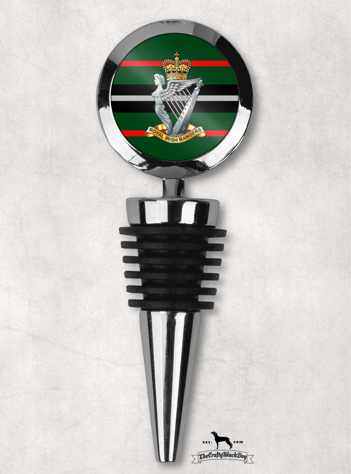 Royal Irish Rangers - Wine Bottle Stopper