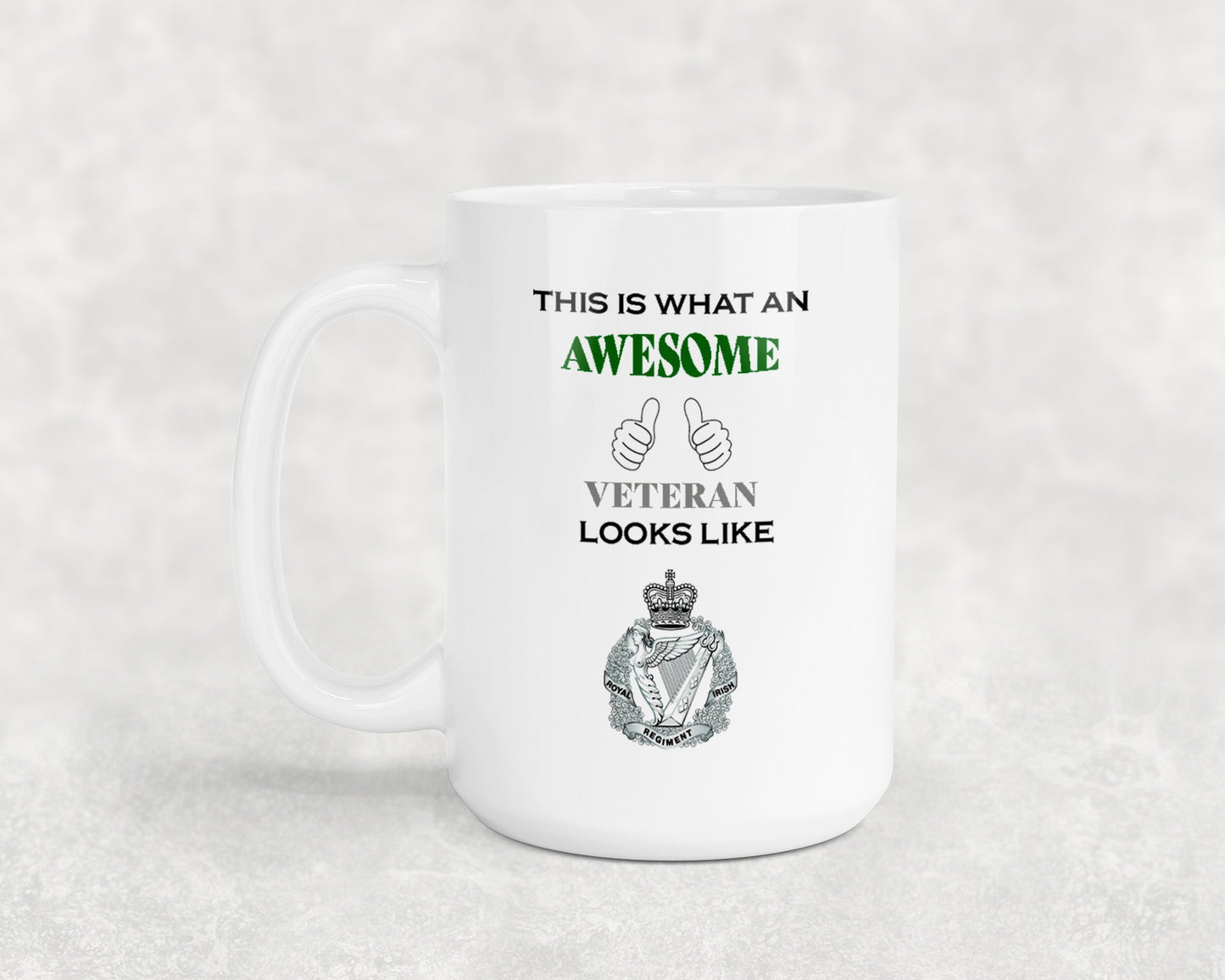 Royal Irish Regiment - Veteran - 15oz Mug
